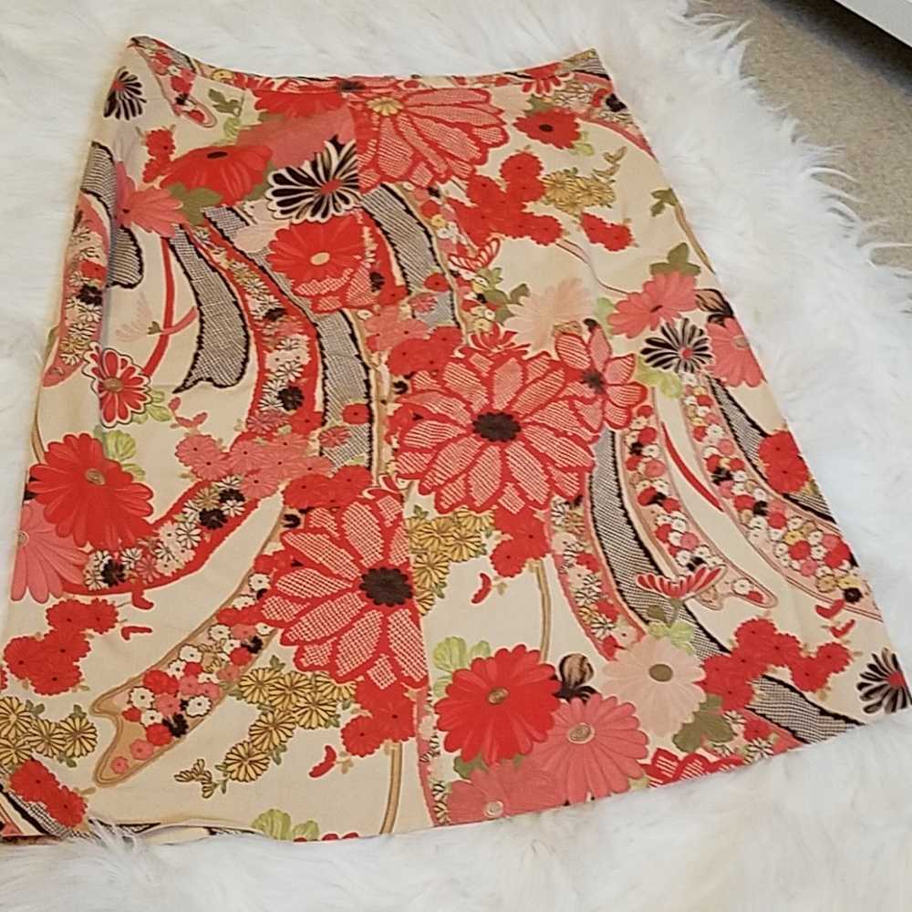 Floral patterned skirt from The Limited